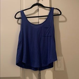 Blue tank top!